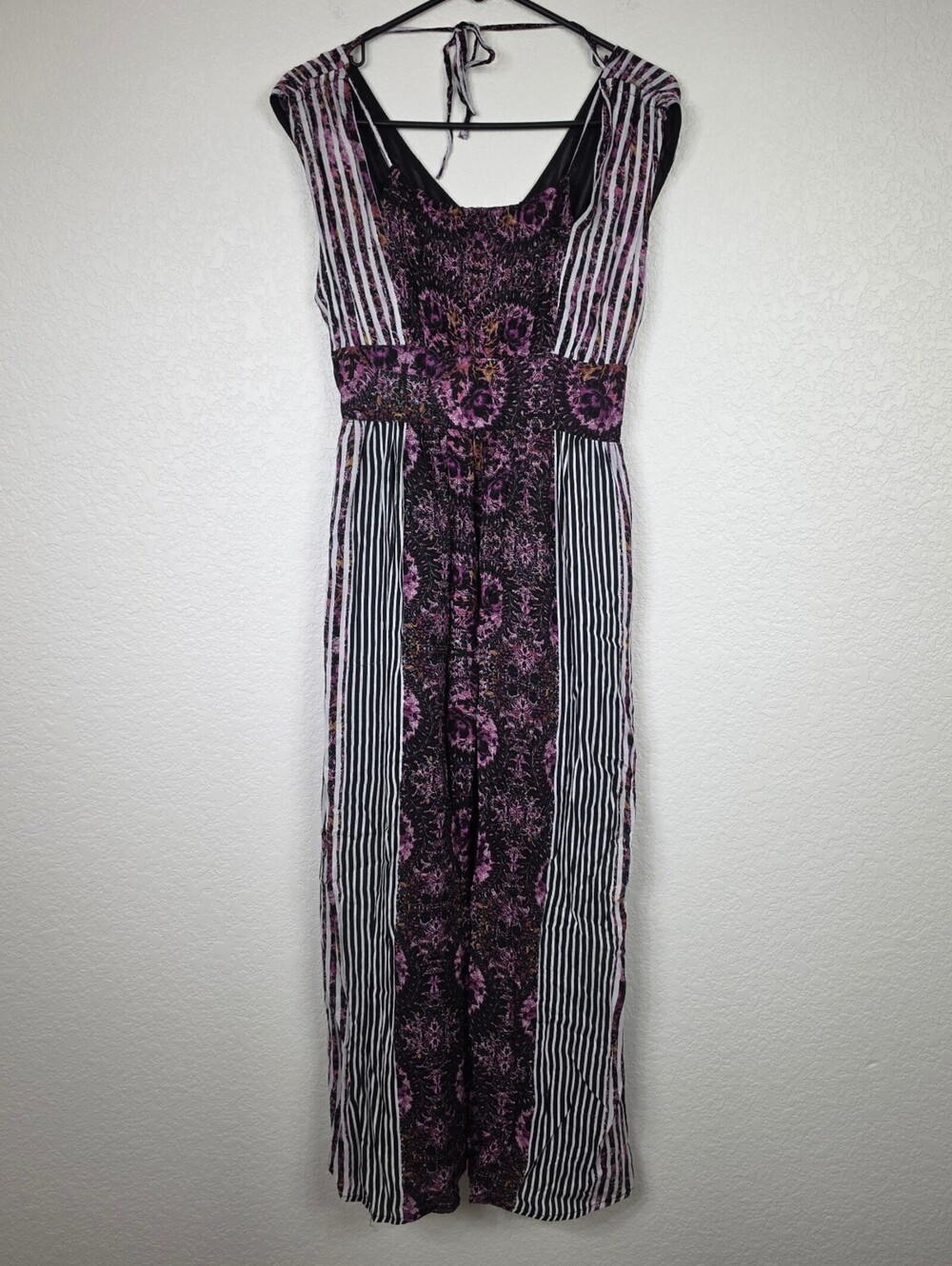 Free People Vintage Size 2 Boho Striped Midi Dress